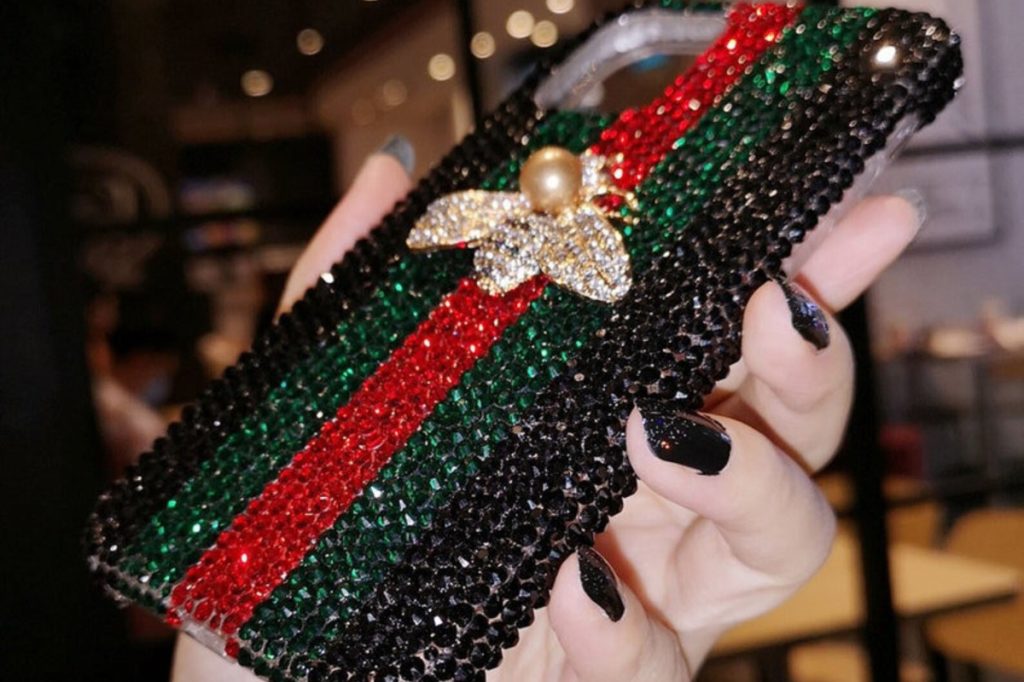 Bling gucci phone case
