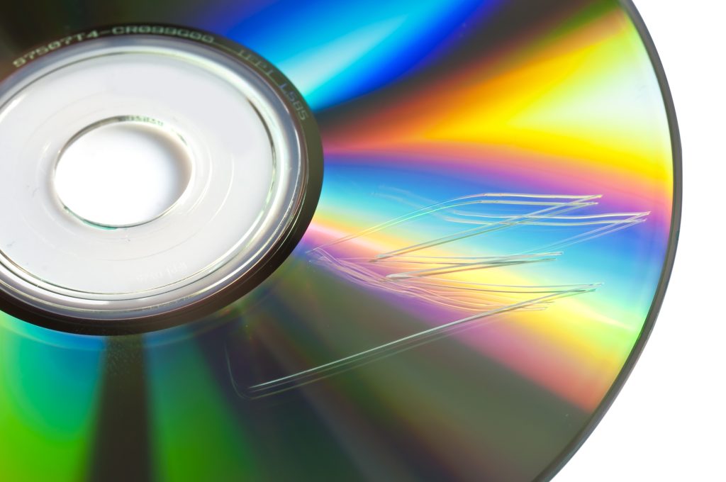 Scratched CD