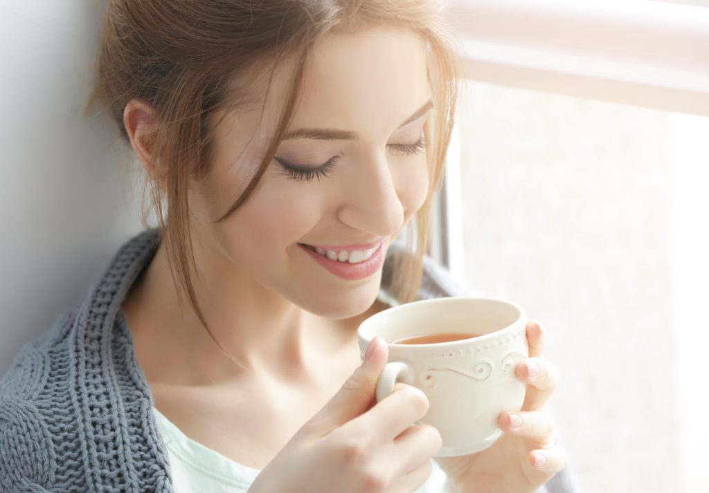 Woman Drinking Tea