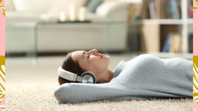 Woman Listening to Music