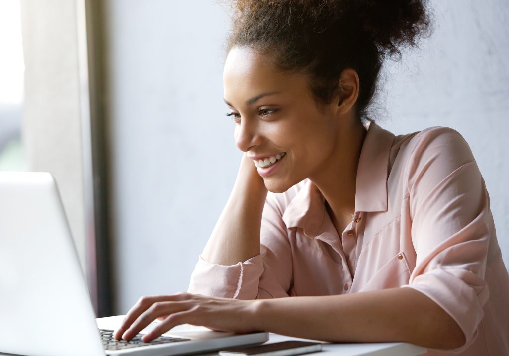 Woman at Computer