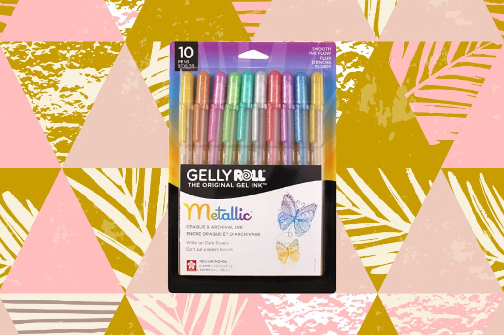 10 stylos gel triangulaire