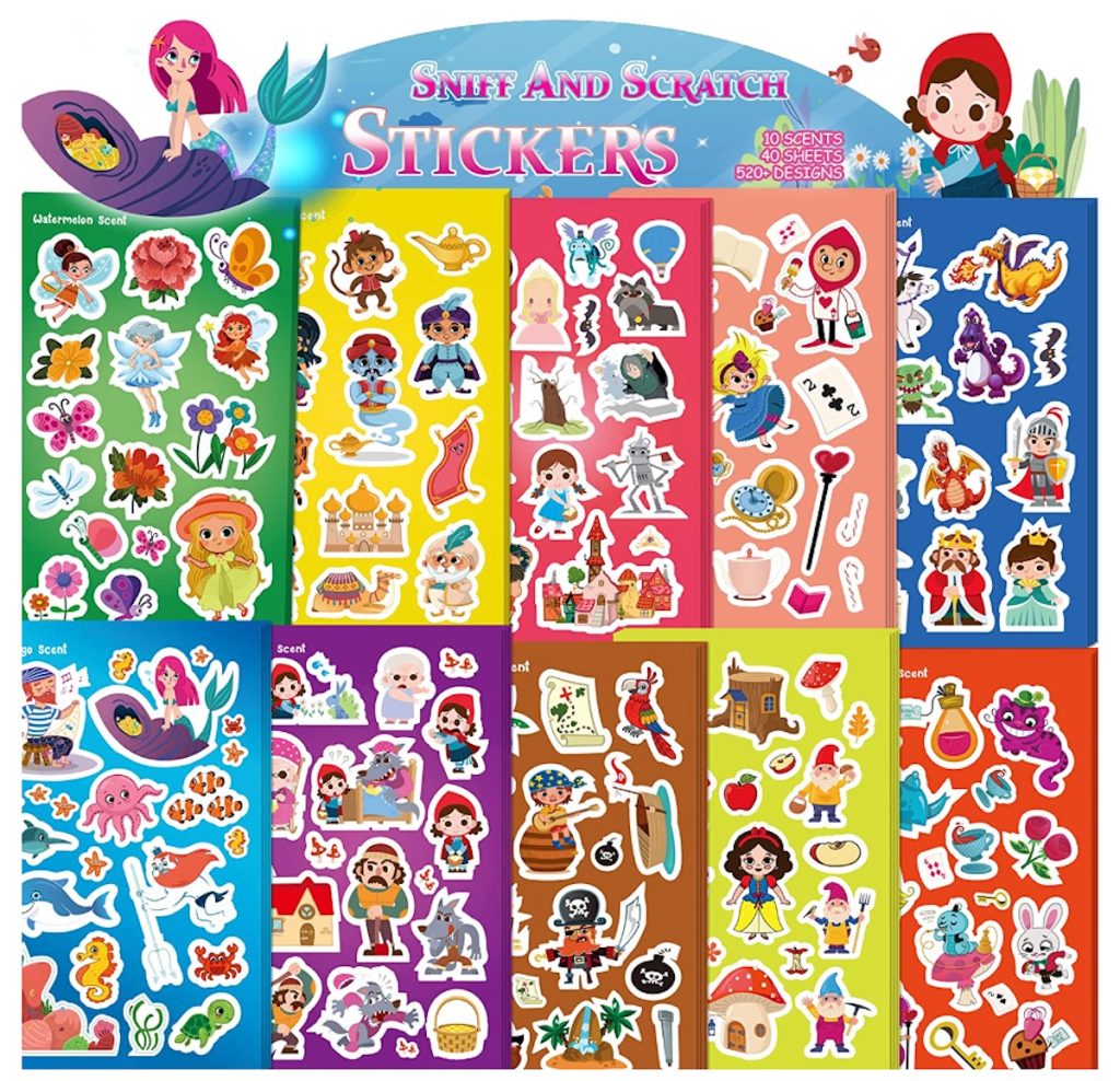 scratch and sniff stickers