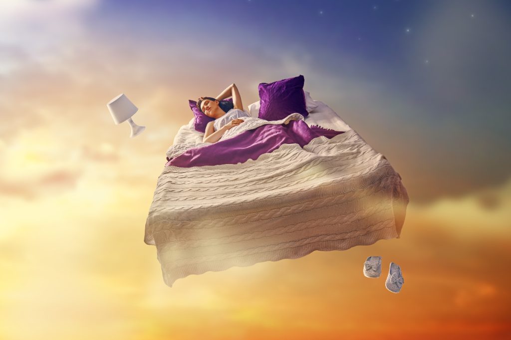 Woman dreaming