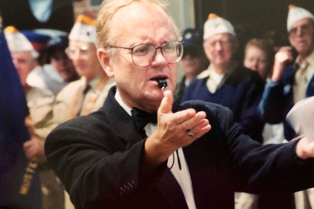 Lyle Hamm directing band