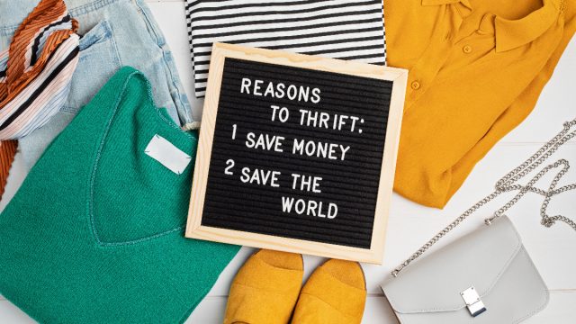 Thrift shop sign