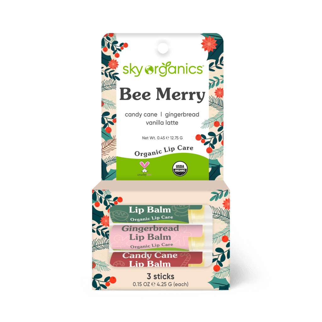 Sky Organics’ Organic Bee Merry Lip Balm