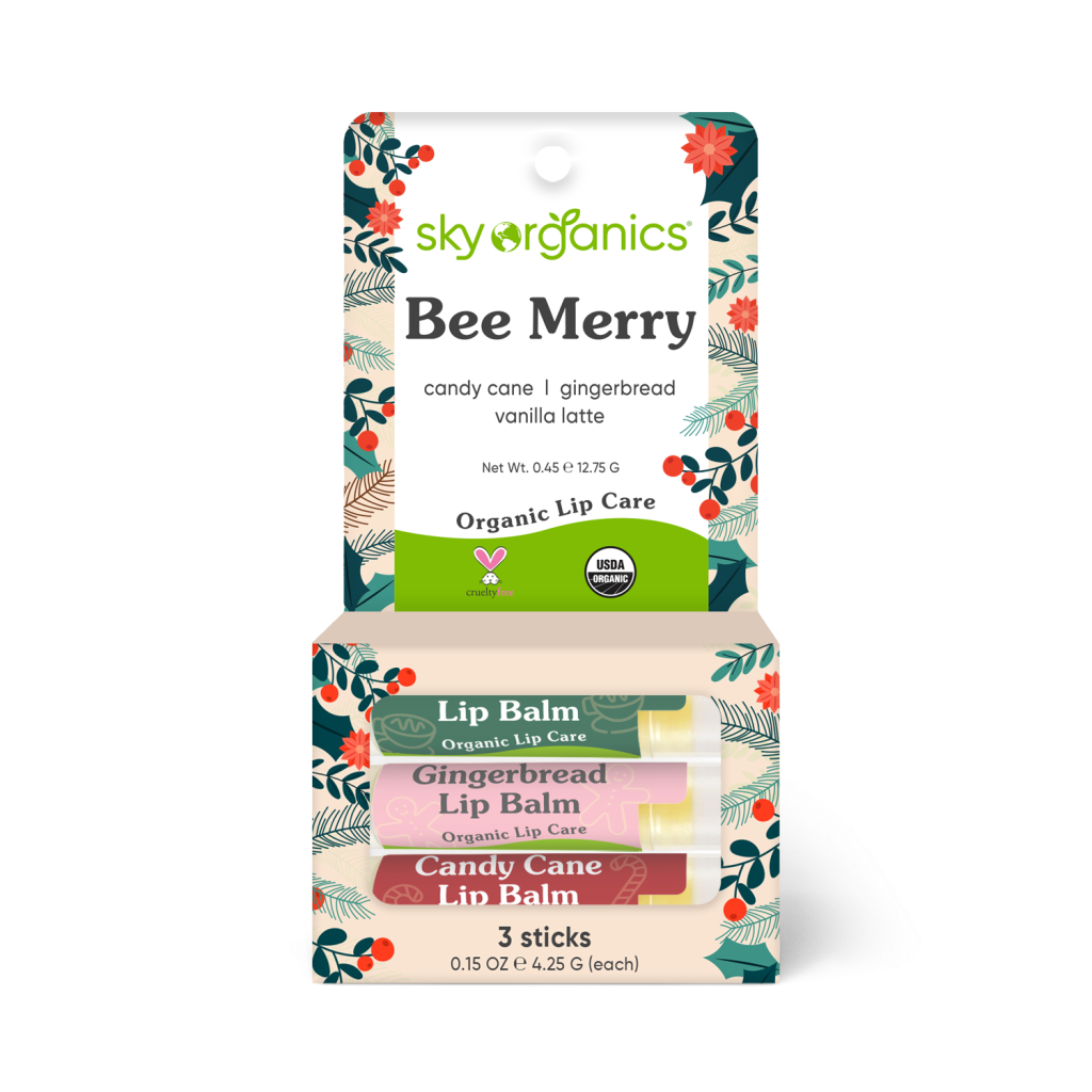 Sky Organics’ Organic Bee Merry Lip Balm