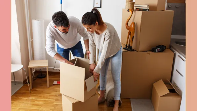 Couple Moving