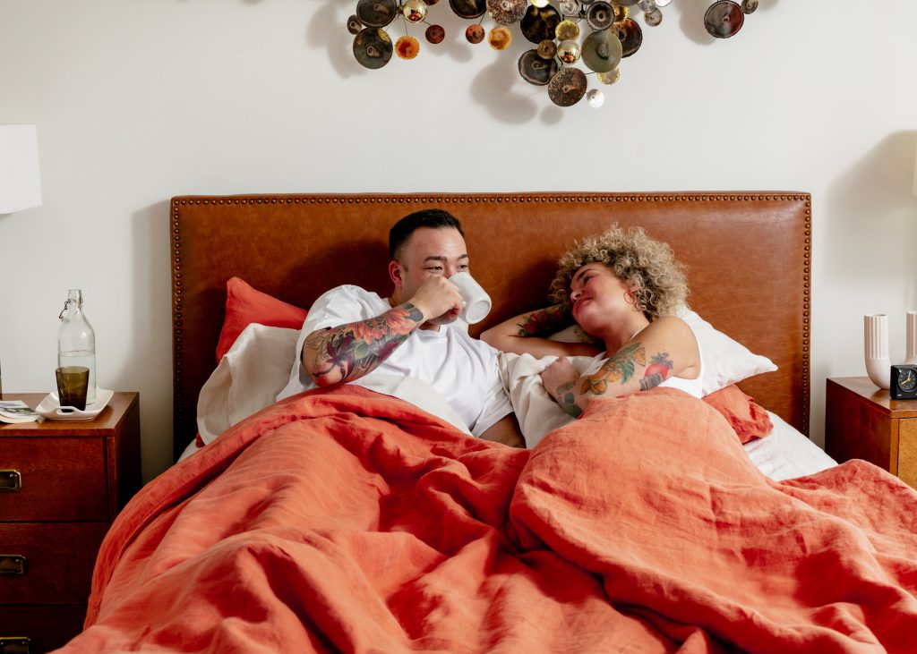 Flax Home Orange Bedding