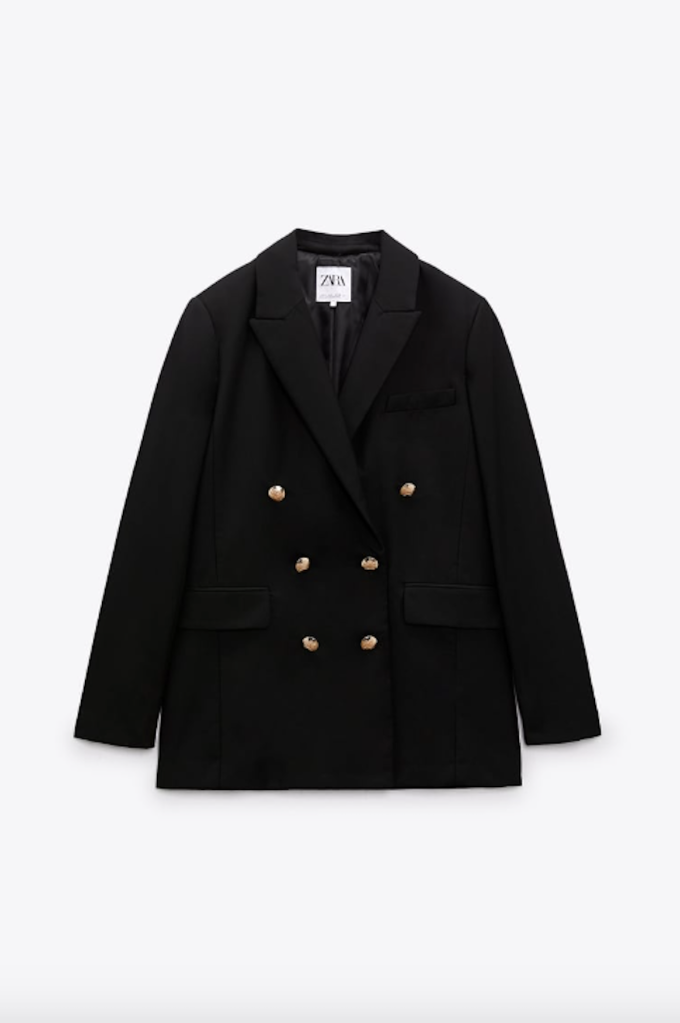 Gold Button Blazer