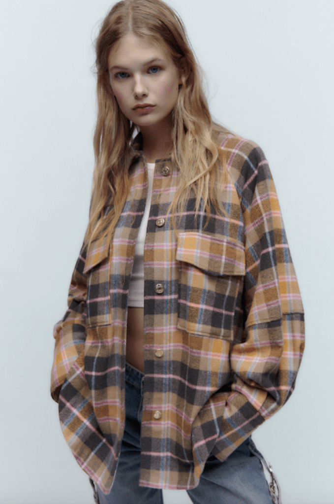 Oversized Plaid Shirt
