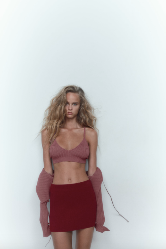 Ribbed Knit Bralette