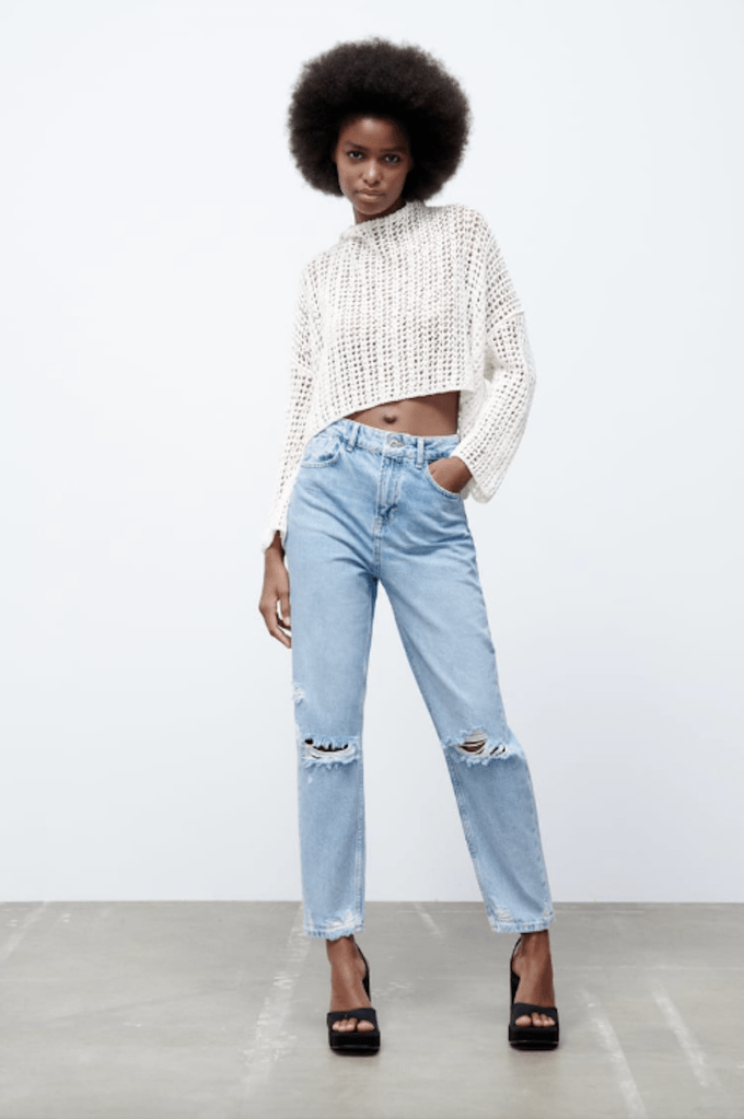 Ripped Mom Jeans