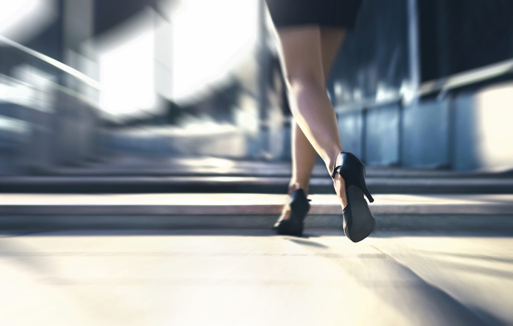 Woman Chased