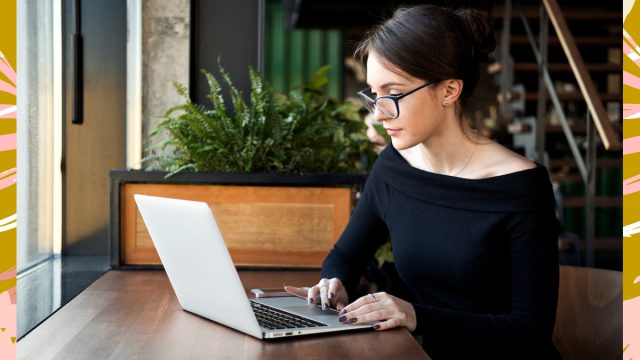 Woman Working Computer
