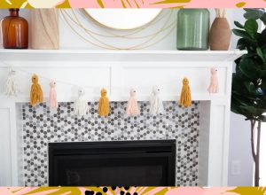 Ghost Garland DIY project from The Price Adventure