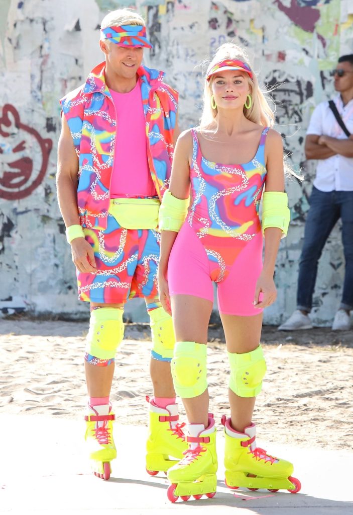 Ryan Gosling and Margot Robbie as Barbie and Ken