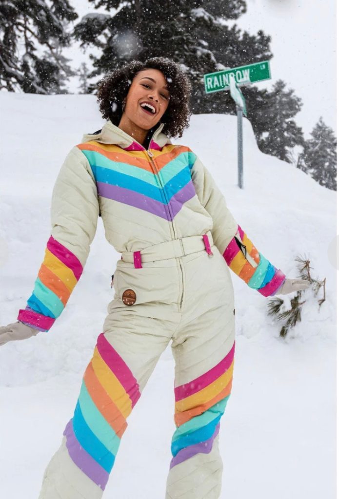 Retro snowsuit