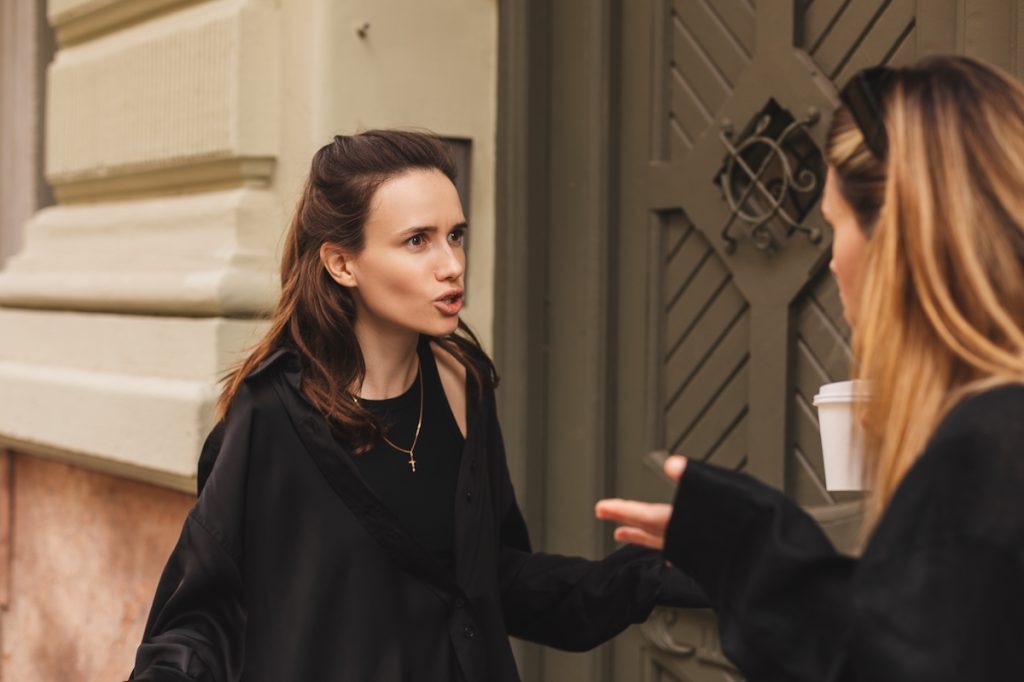 Friends Arguing