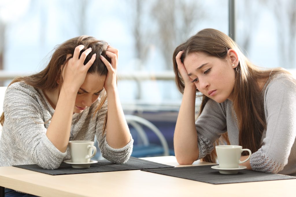 Friends Worried