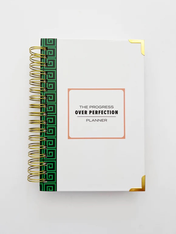 Progress over perfection planner