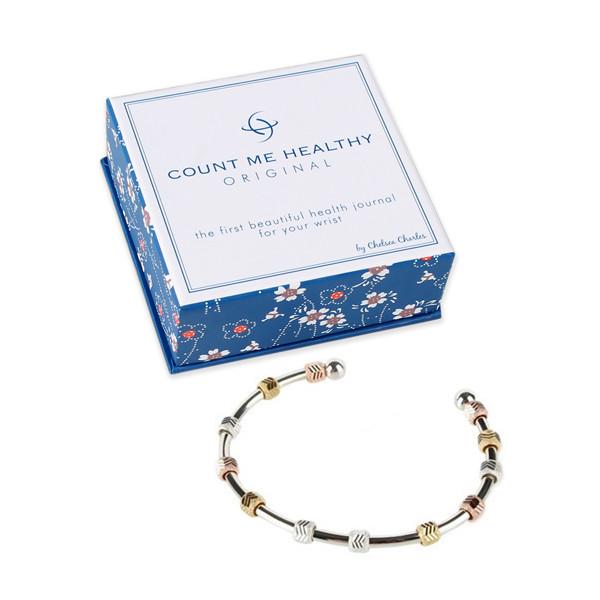 Chelsea Charles Galaxy Silver Tricolor Journal Bracelet