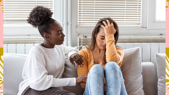 Woman Comforting Friend