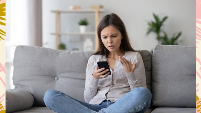 Woman Phone Frustrated