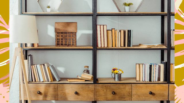 Modern bookshelf books 1