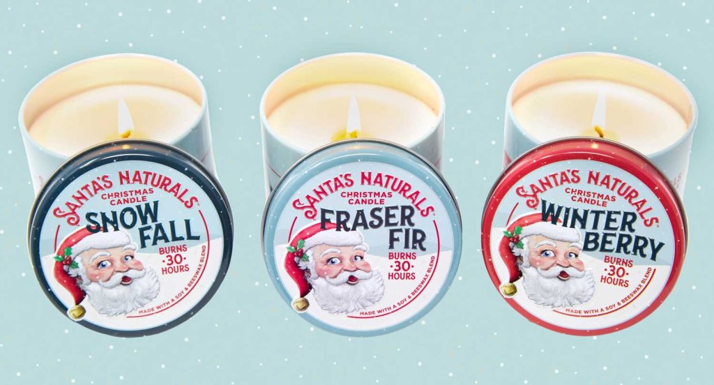 Santa's Naturals Candles