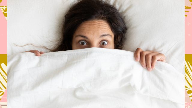 woman sleeping nightmare dream