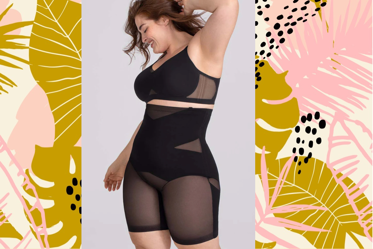 Honeylove, Intimates & Sleepwear, New Honeylove Mid Thigh Bodysuit In  Runway Black