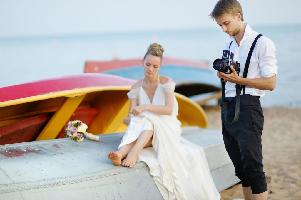 Wedding Photo Vintage Camera