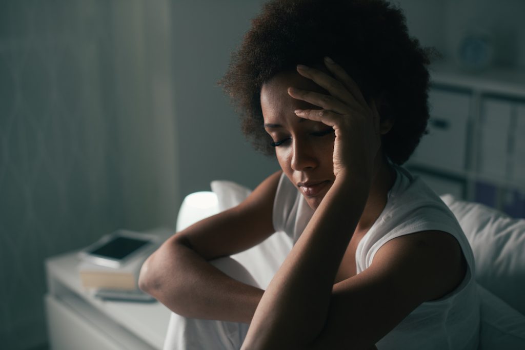 Woman Insomnia