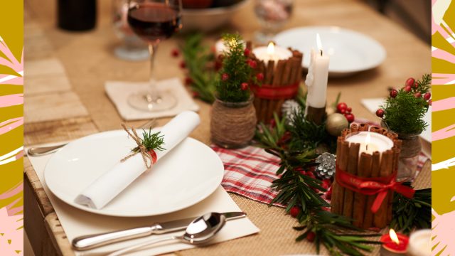 Christmas tablescape