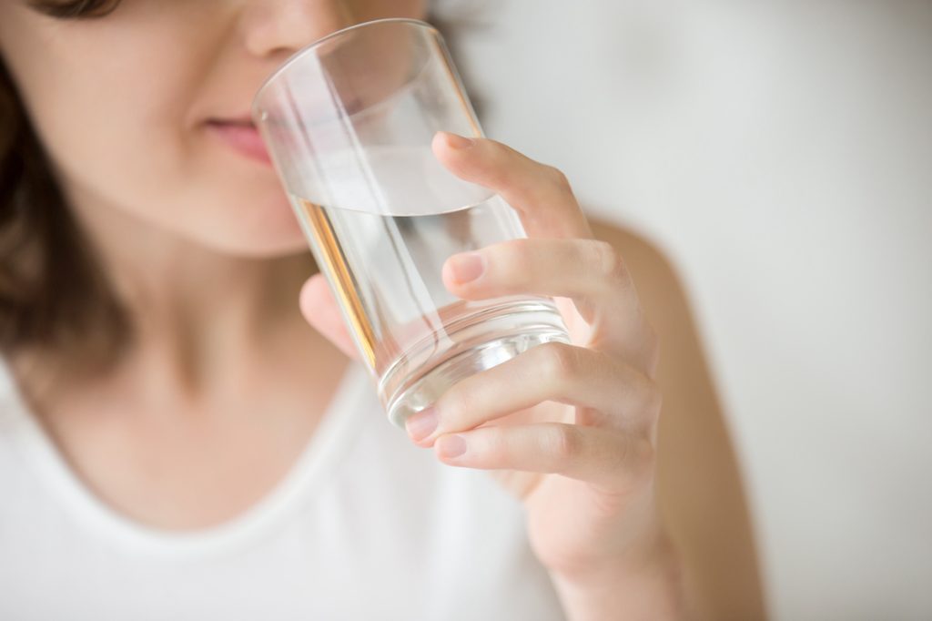 drinking water