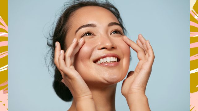 fresh dewy face woman