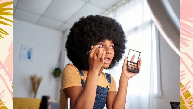 makeup application