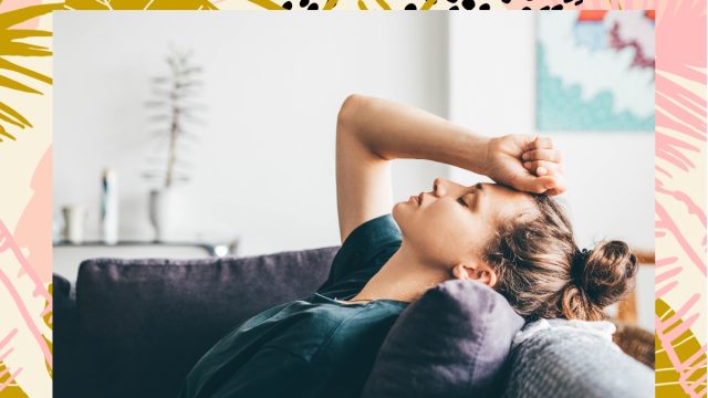 Woman stressed