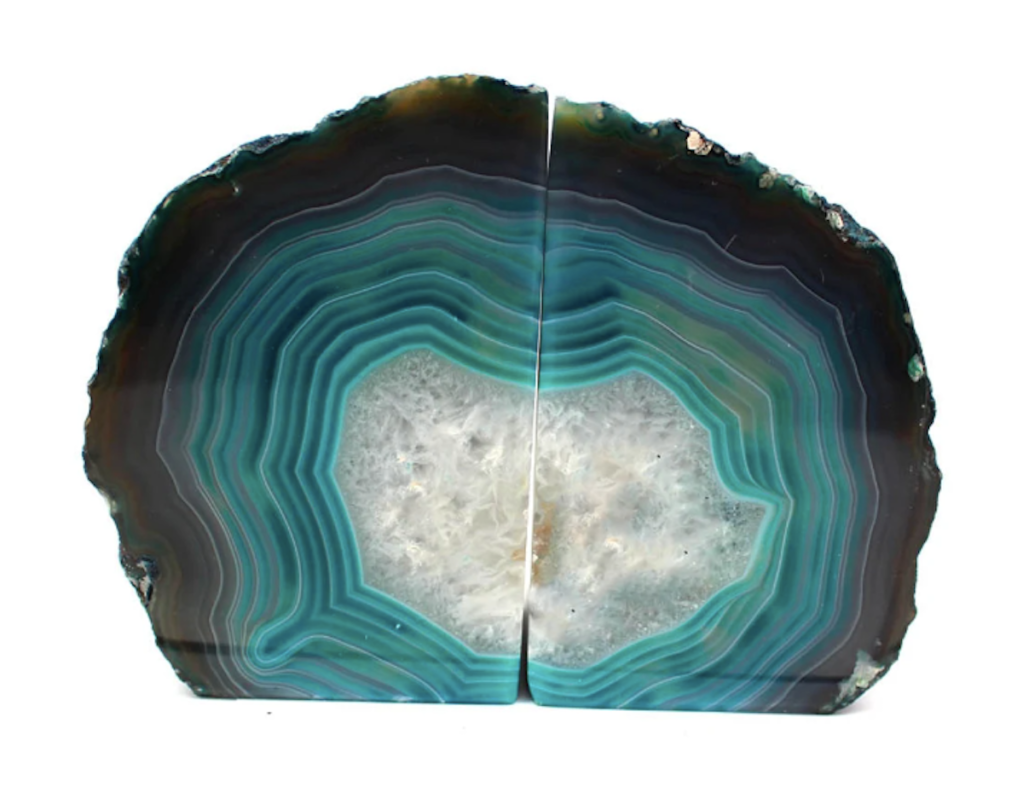 Agate Bookends