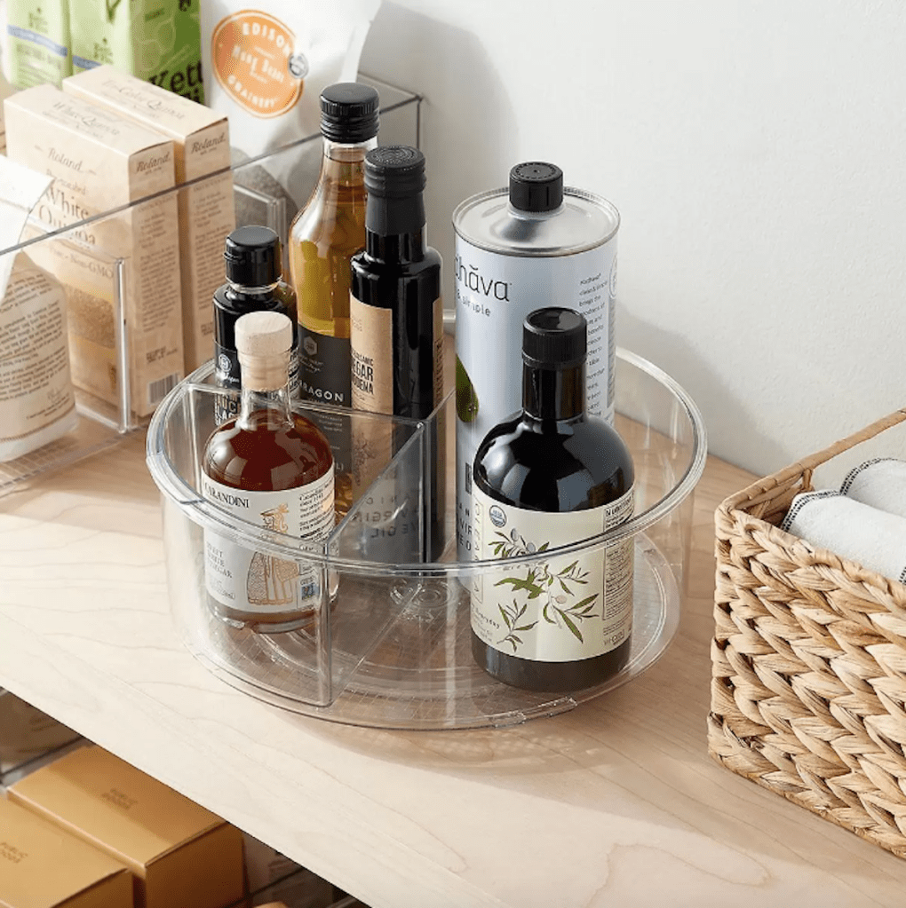 Container Store Everything Organizer Collection Deep Turntable With Removable Bins