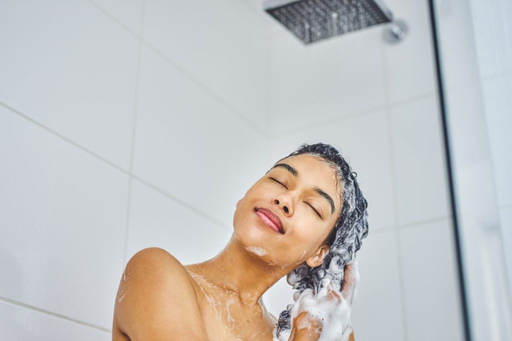 Washing hair