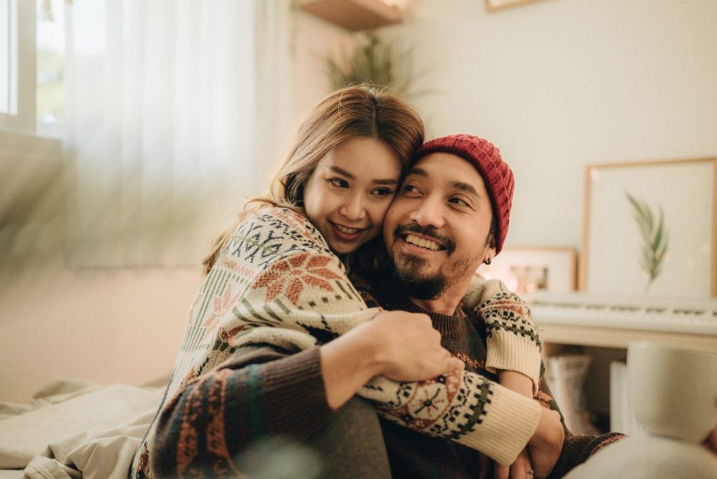 Happy couple