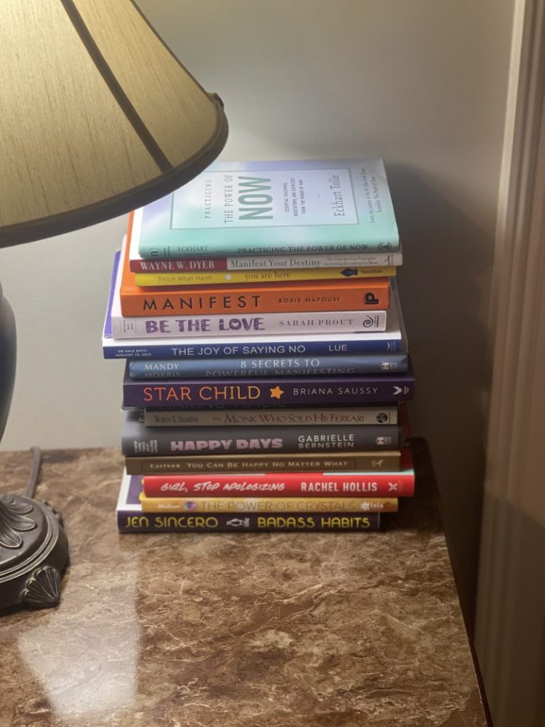 stack of books