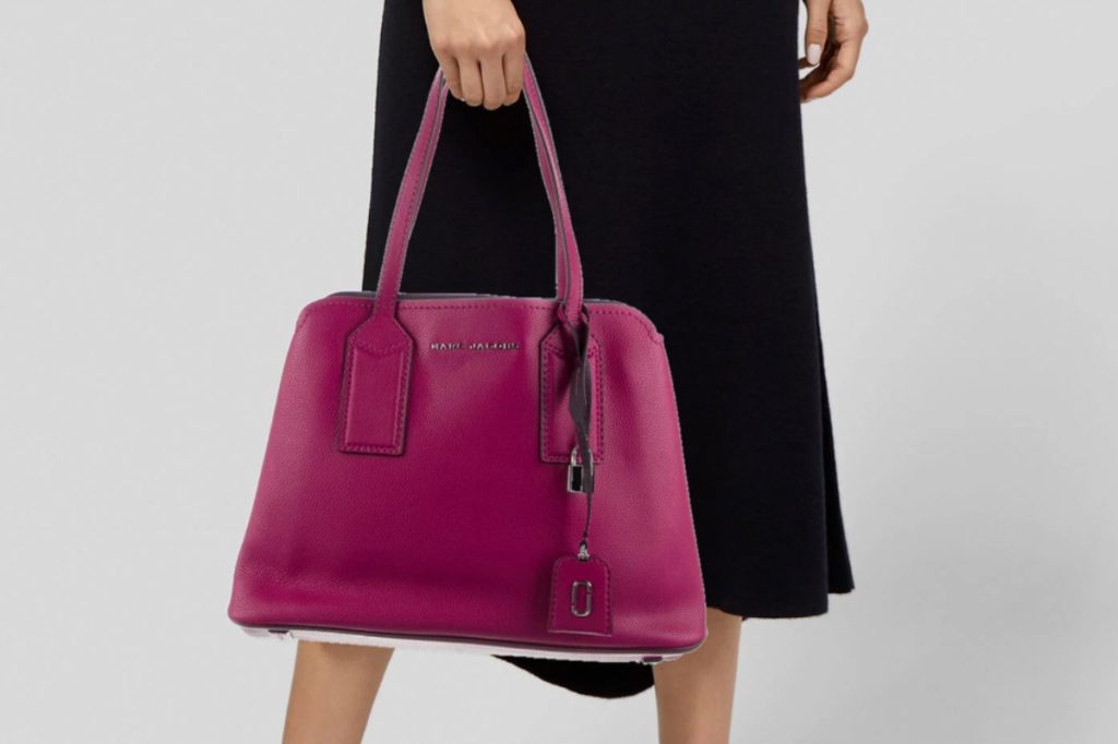 magenta handbag