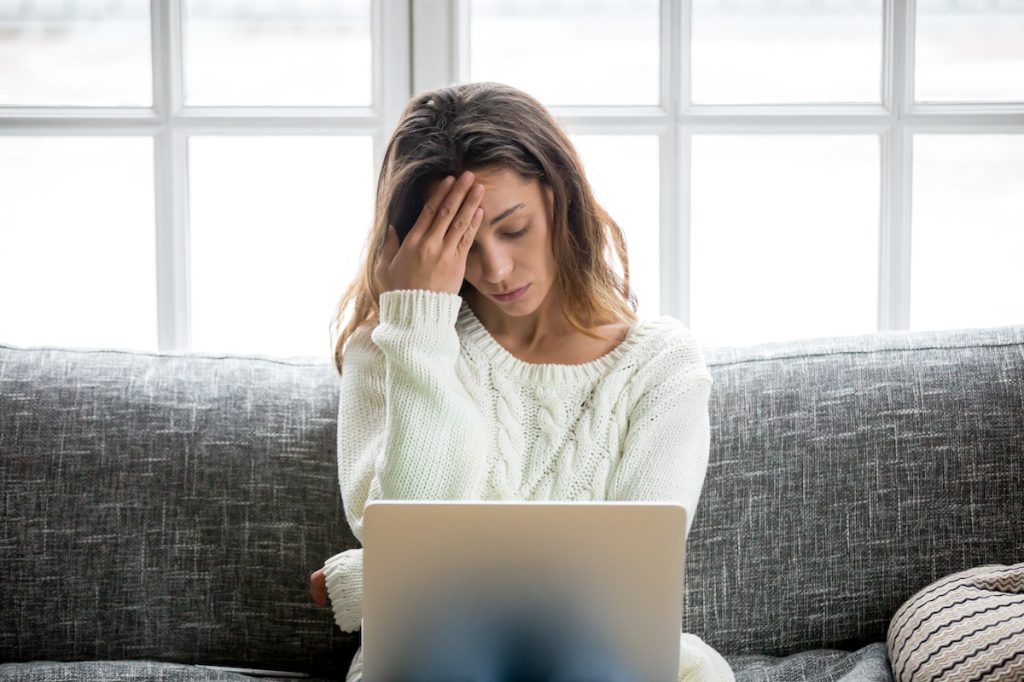 Woman Stressed