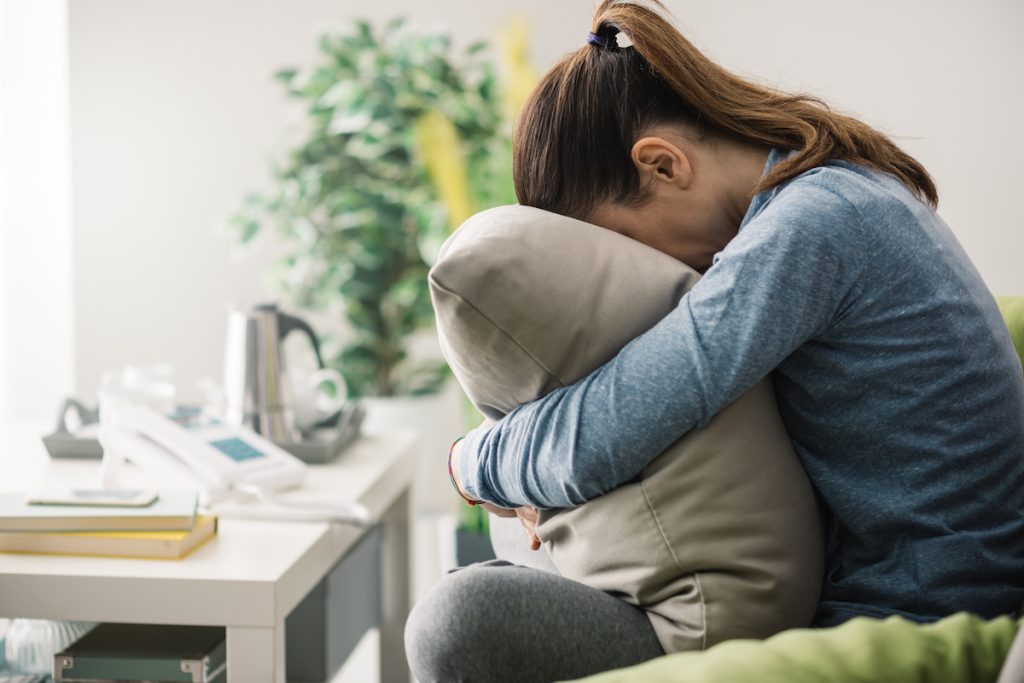 Woman Upset