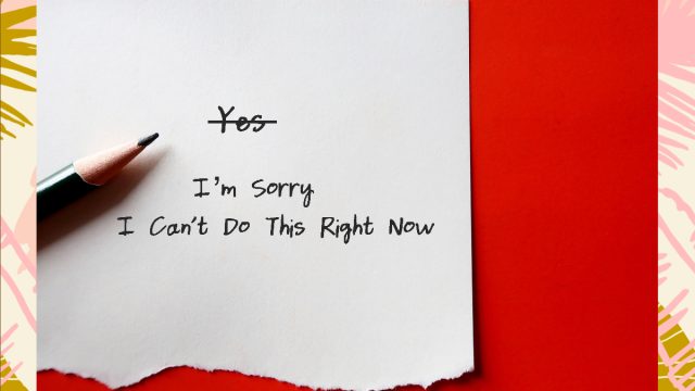 people pleaser yes no sorry can't do right now