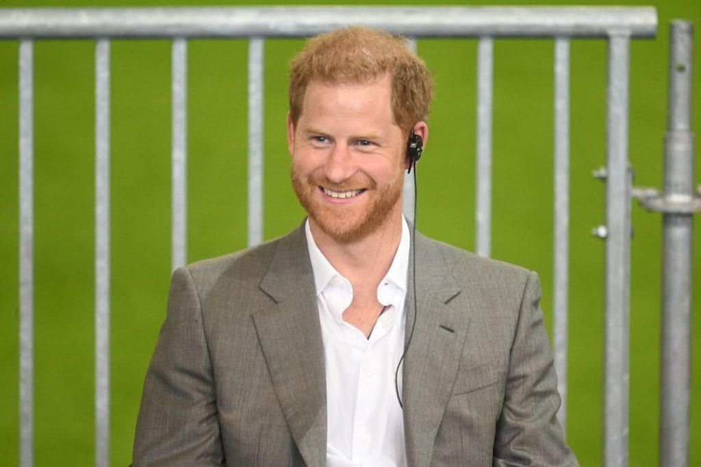 Prince Harry smiling